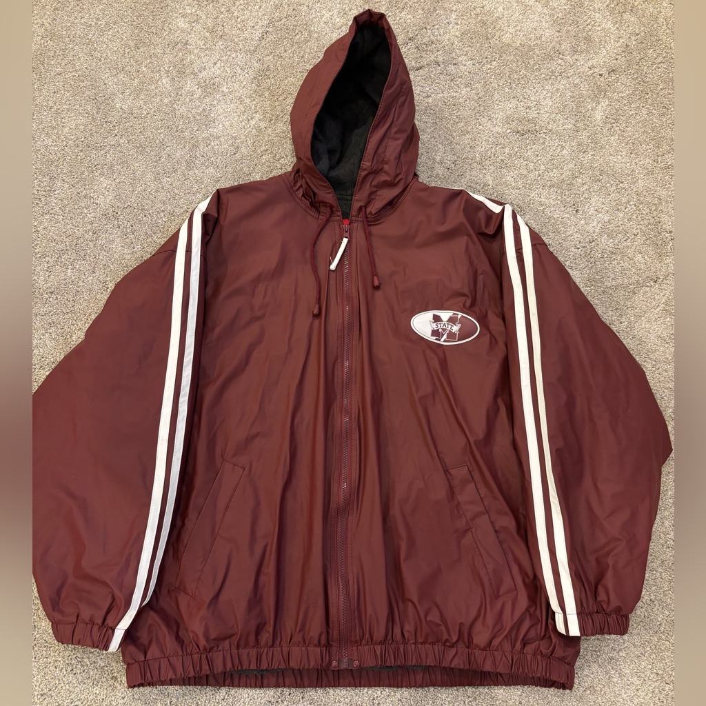 Collegiate Licensed Product Mississippi State Bulldogs Rain Jacket Mens 2xl